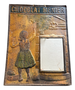 Menier Chocolate-Colored Painted Sheet Metal, 1920s