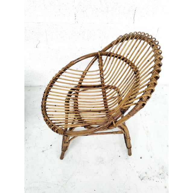Set of Wicker Egg Chairs, 1990s For Sale - Image 14 of 15