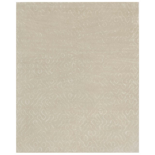 High-Quality Contemporary Silk and Wool Tibetan Rug by Doris Leslie Blau For Sale - Image 4 of 4