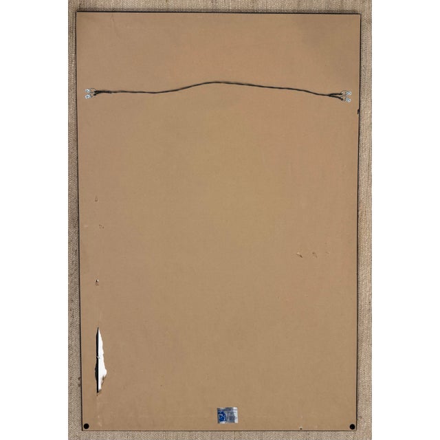 Yellow Vintage 1984 Original Poster for Bourgogne Regional Council Designed by the Iconic Bernard Villemot, Framed For Sale - Image 8 of 12