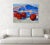 Red Delicious and Painted Hills' is a 30"x40" oil on stretched canvas. In the painting, Four Red Delicious apples on an...