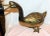 Late 20th Century Mid-Century Brass Ducks - a Pair For Sale - Image 5 of 13