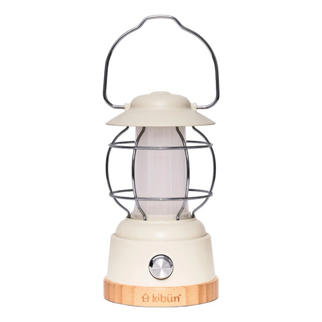 Bulbrite S'mores Cordless LED Outdoor Table Lamp, Tan For Sale