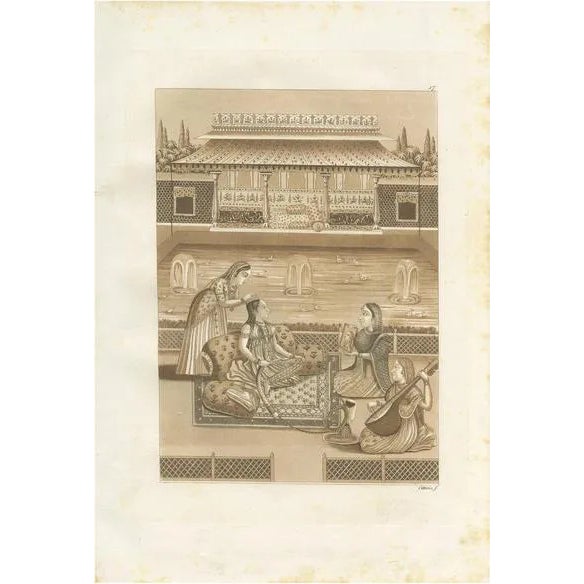 Ferrario, Indian Princess, 1831, Paper For Sale