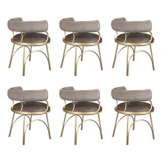 Austin Dining Chairs by Porus Studio, Set of 6 For Sale