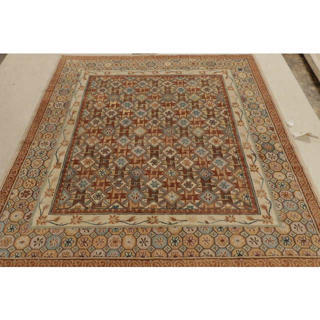 An 8x10 rug inspired from Spanish Art Deco rug styles in new additions to Rug & Kilim’s European Collection. Hand-knotted...