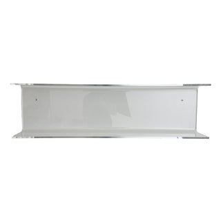 Space Age Acrylic Glass Wall Shelf, Italy, 1970s For Sale