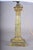 Antique Onyx Column Table Lamp with Gilt Bronze, France, 1890s For Sale - Image 6 of 12