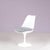 Gray Tulip Chairs with Gray Fabric Cushions by Eero Saarinen for Knoll International, USA, 1960s, Set of 4 For Sale - Image 8 of 12