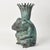Vintage Prince Frog Outdoor Planter Statue Copper Alloy With Patina For Sale - Image 9 of 18