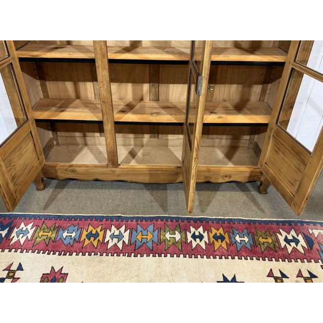 Brown School Library Bookcase in Chestnut Wood, 1950s For Sale - Image 8 of 16