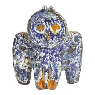 German Ceramic Owl by Helmut Friedrich Schäffenacker For Sale