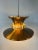 Vintage Danish Copper-Coloured Pendant Lamp, 1970s For Sale - Image 4 of 11