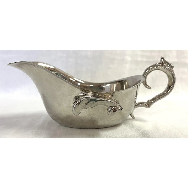 Vintage Silverplate Gravy Boat For Sale - Image 13 of 13