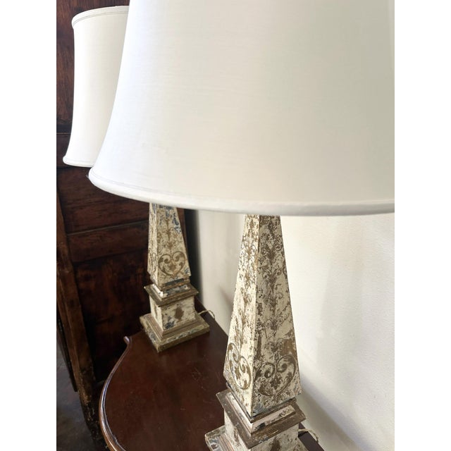 Pair of Vintage Florentine Table Lamps For Sale In New Orleans - Image 6 of 10