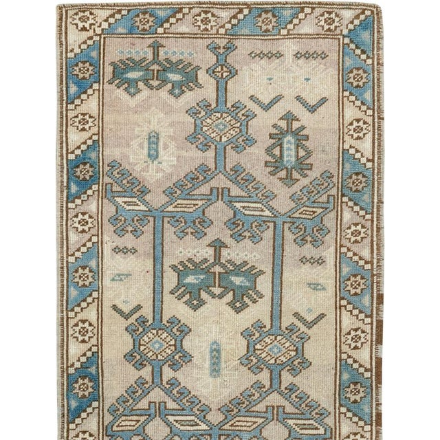 Rustic Galerie Shabab Collection Mid-20th Century Turkish Anatolian Runner For Sale - Image 3 of 10