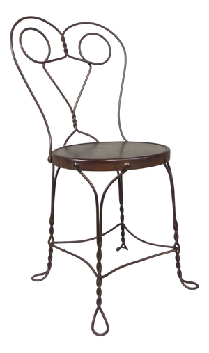 American Ice Cream Parlor Chair, 1940s