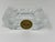 Mid-Century Modern Vintage Cristal France 24% Lead Crystal Square Individual Ashtray Candle Holder For Sale - Image 3 of 7