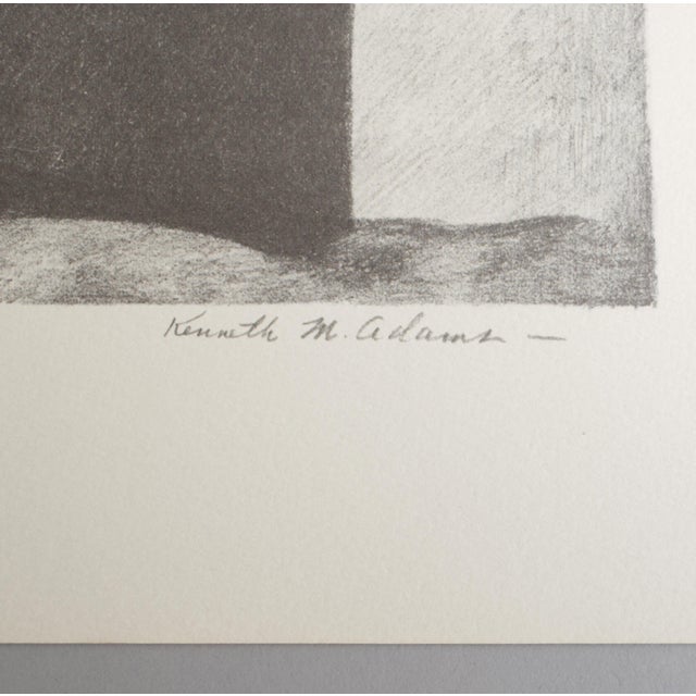 Kenneth Miller Adams Signed Lithograph "Ranchos De Taos Church — Moonlight" 1950 For Sale In Portland, OR - Image 6 of 8