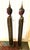 Coffee Pair of Vintage Wooden Standing Buddha Statues For Sale - Image 8 of 9