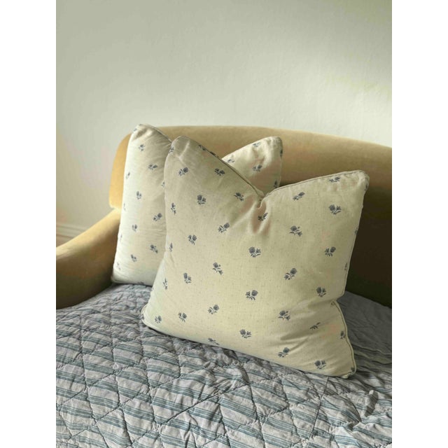 French Provincial Decor Barbares Polonaise Custom Pillows, Pair For Sale - Image 3 of 10