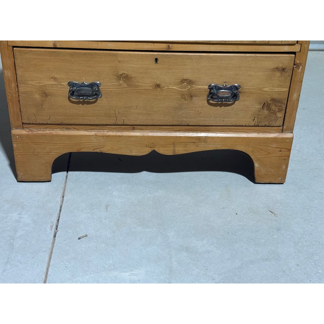 Antique Pine Two Over Two Drawers - Chest of Drawers From England For Sale - Image 10 of 18