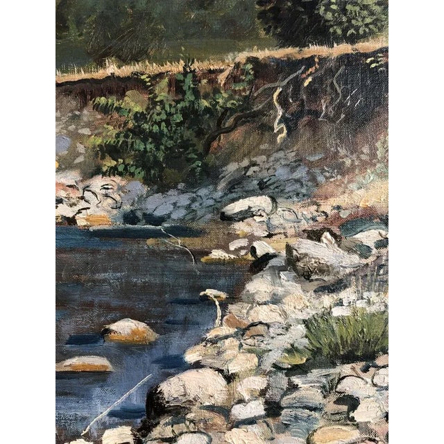 Félix Tisot, La Provence, Oil on Canvas, Framed For Sale - Image 5 of 12