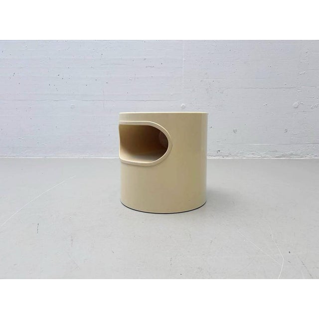 Cylindrical storage/wastebasket, model Giano by Artemide, designed by Emma Gismondi Schweinberger, Italy, 1970s. Made of...