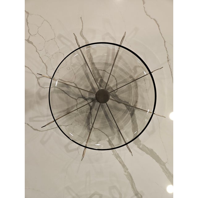 Jean Louis Deniot Modern Brass Iron Eye Low Bowl For Sale In Washington DC - Image 6 of 7