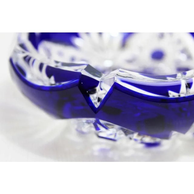 Bohemian Crystal Ashtray, 1960s For Sale - Image 6 of 9