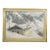 Impressionistic Painting of an Alpine Mountain Hut in the Winter For Sale