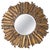 Brutalist Brutalist Sunburst Mirror, Handcrafted Torch Cut Brass, Spain, 1970s For Sale - Image 3 of 13