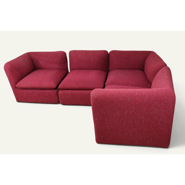 Textile Modular Sofa from Airborne, 1970, Set of 4 For Sale - Image 7 of 18