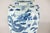 Vintage Chinese Blue and White Porcelain Lidded Jar with Dragon Motif and Foo Dog Finial For Sale - Image 10 of 12