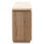 Cream Marble Top Oak Credenza For Sale - Image 4 of 9