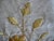 Late 19th Century French Gold Metallic Embroidery of Lilys Flowers Fragment Cica 1890 For Sale - Image 5 of 7