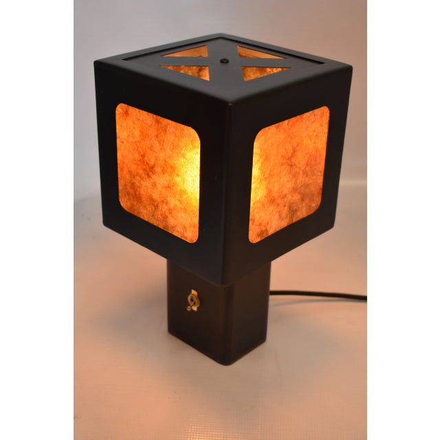 Oblik Studio Inc Cube Lamp For Sale - Image 4 of 5