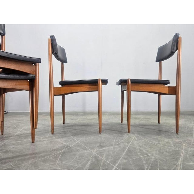 Mid-Century Dining Chairs, Denmark, 1970s, Set of 4 For Sale - Image 10 of 13