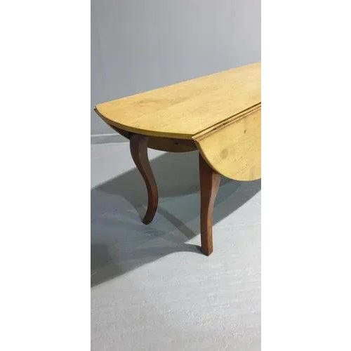 Large French Fruitwood and Pine Farmhouse Kitchen Table, 1880s For Sale - Image 11 of 13