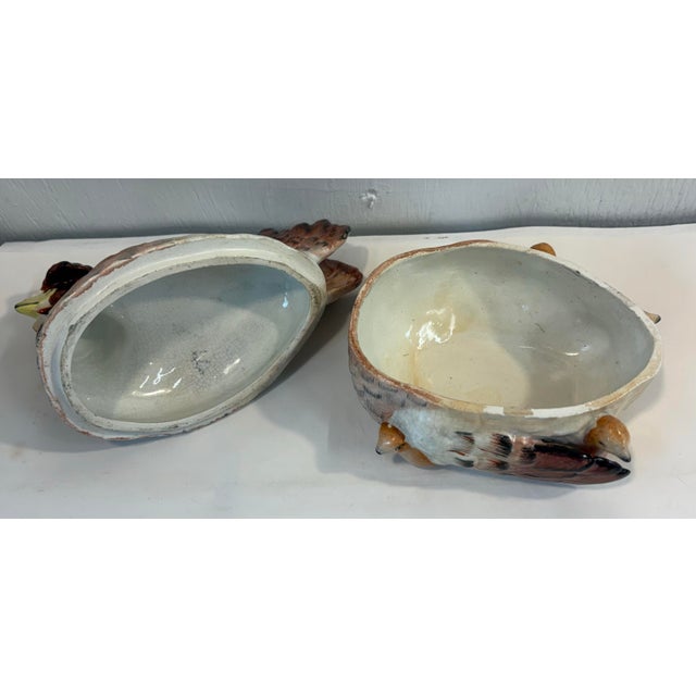 Brown 19th Century Staffordshire Hen on Nest Tureen For Sale - Image 8 of 10