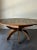 Curved Hexagon Oak & Tile Dining Table Germany 1960s For Sale In Tampa - Image 6 of 9
