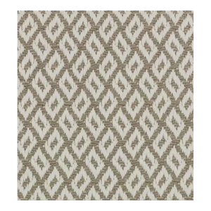 Designer Water & Stain Resistant Polypropylene Indoor Outdoor Beige Cream Diamond Upholstery Fabric