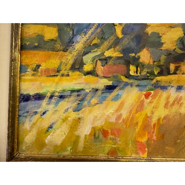 Elizabeth Jane Lloyd, Landscape, 1980s, Oil on Board For Sale - Image 8 of 10