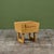Single oak nightstand designed by Paul Laszlo for Brown Saltman c.1950s, USA. This piece features a distinct architectural...