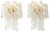 Transparent Ricci Murano Glass Wall Sconces by Simoeng, Set of 2 For Sale