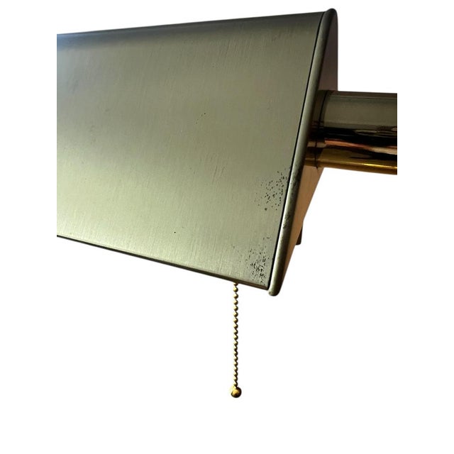 Vintage Brass Bankers Floor Lamp with Articulated Arm, 1960s For Sale - Image 14 of 18