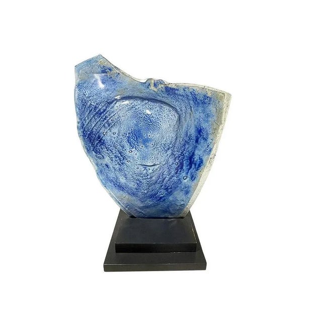 Sculpture Glass Fusing Figure attributed to Paolo Ambrosio, Italy, 2005 For Sale - Image 4 of 12