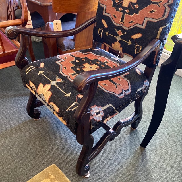 Orchard Creek Designs Custom Kilim Dining Chairs Set of Six Chairish