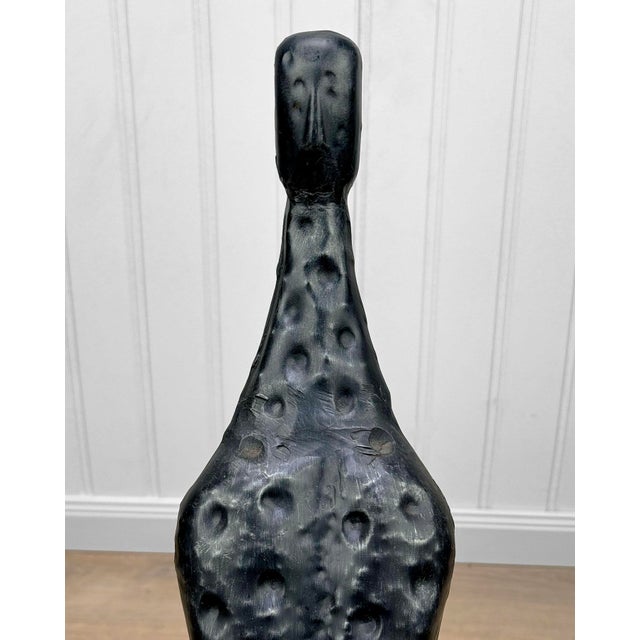 Vintage Brutalist Abstract Fetish Figural Metal Art Sculpture For Sale - Image 6 of 9