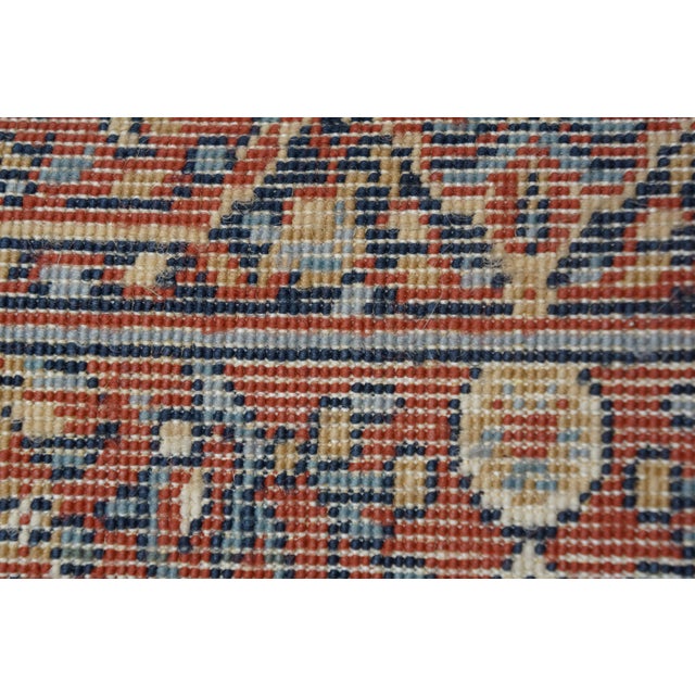 Vintage Belgium Synthetic Woven Abstract Rug Runner Carpet Mat 24" X 36" For Sale - Image 12 of 12